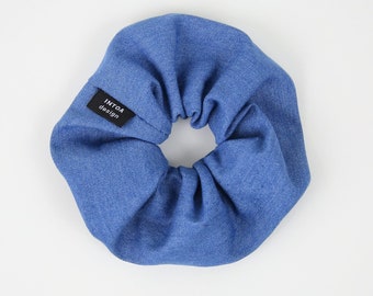 New! Denim Scrunchie XL of Upcycled Jeans