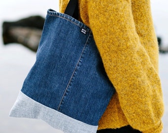 Denim Bag of Upcycled Jeans