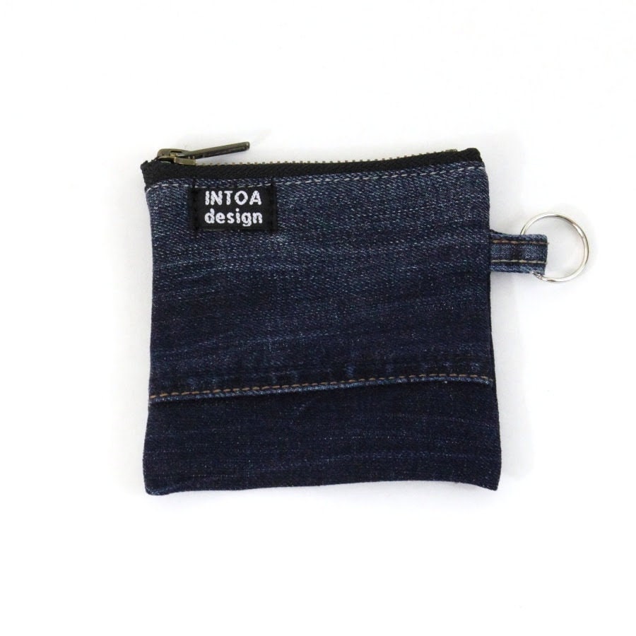 Denim coin purse hotsell