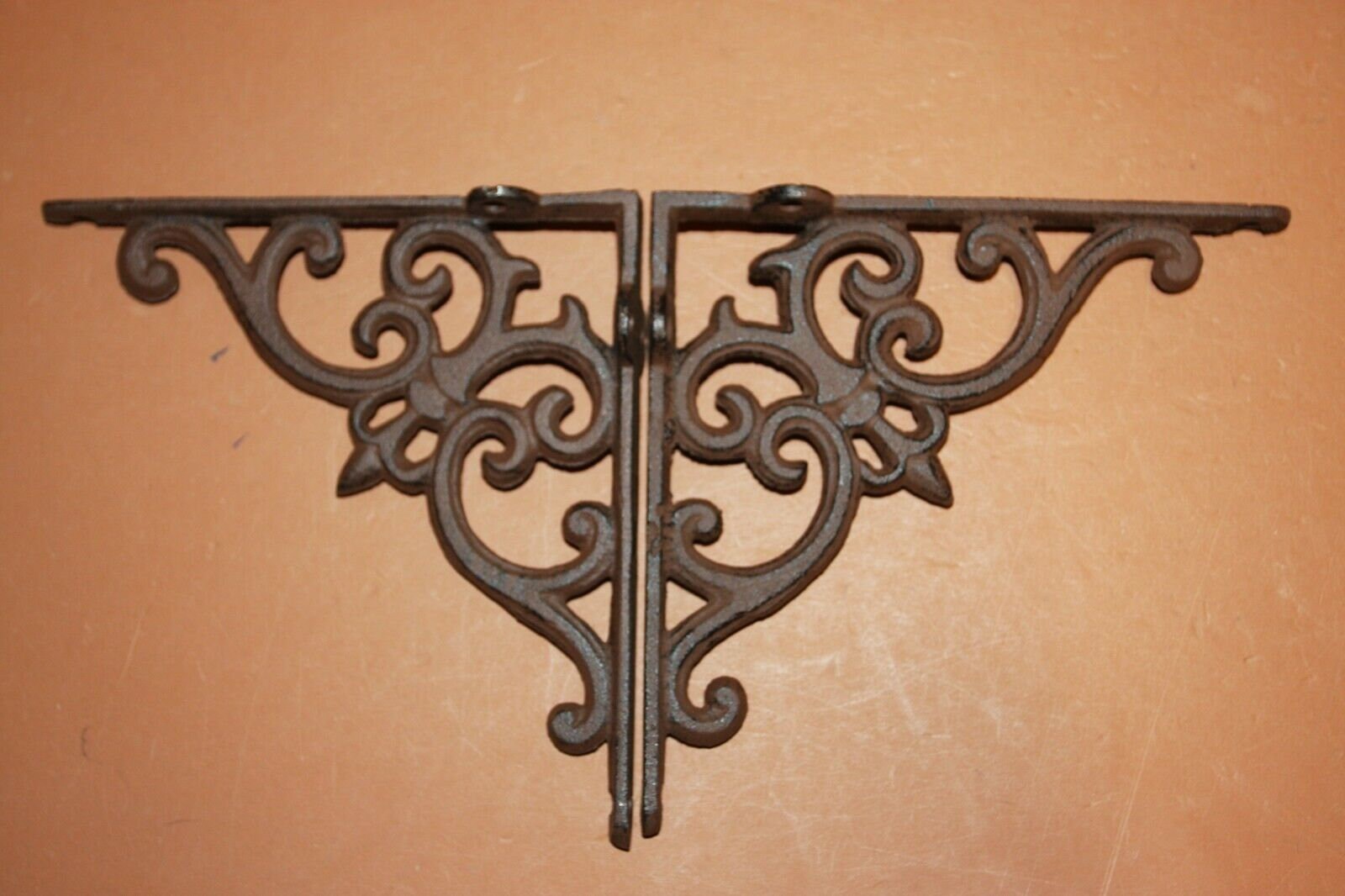 French Country Shelf Brackets 6 1/2 Inch Solid Cast Iron Etsy UK