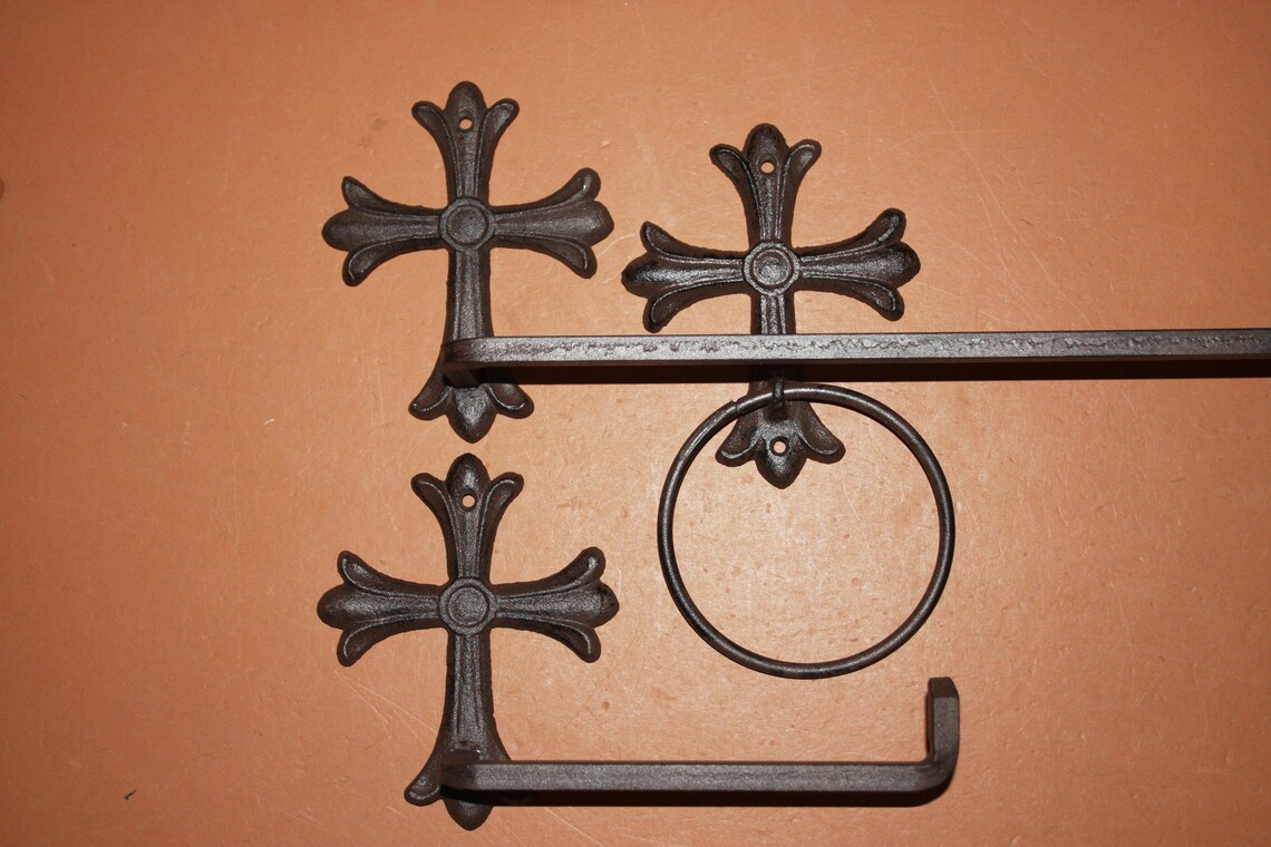 6 Cast Iron Spanish Mission Bathroom Decor Misson Revival Etsy