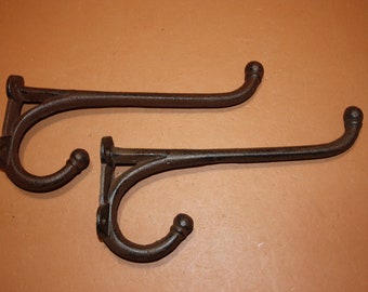 Extra Large Cast Iron Wall Hook, 10 1/4 inches, Volume Priced, H-01 Free Ship