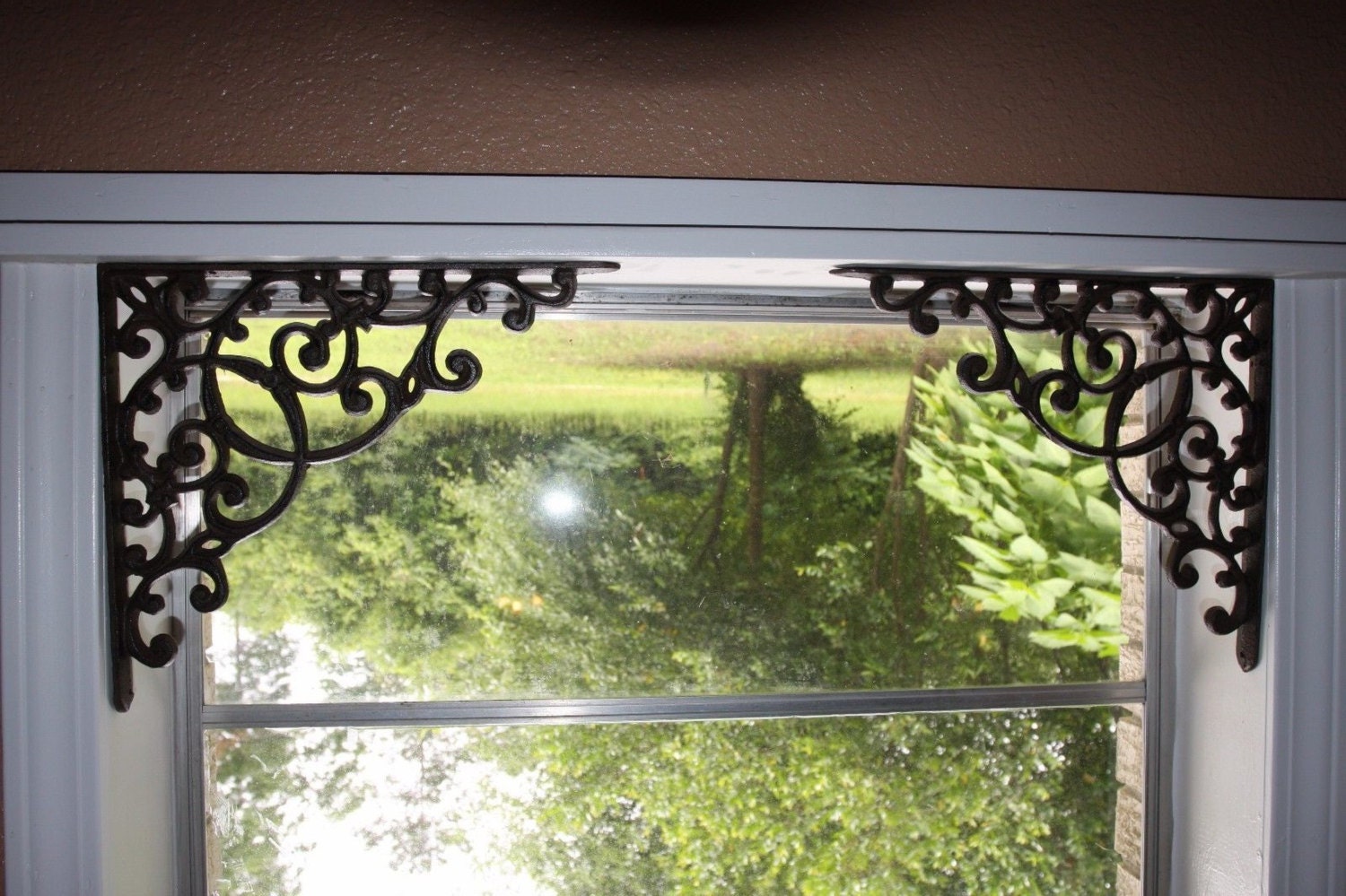 4 Victorian Window Corner Brackets Elegant Window Corner Etsy