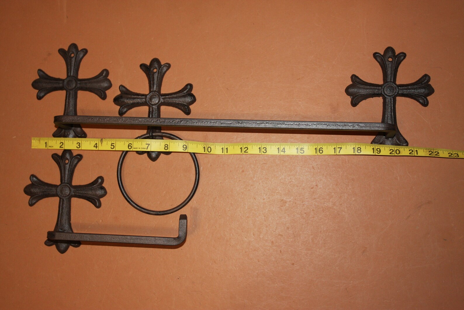 3 Cast Iron Spanish Mission Bathroom Decor Misson Revival Etsy