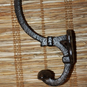 Cast Iron Wall Hooks Double Hooks, 5 1/4 inch, Volume Priced, H-110 Free Ship image 4