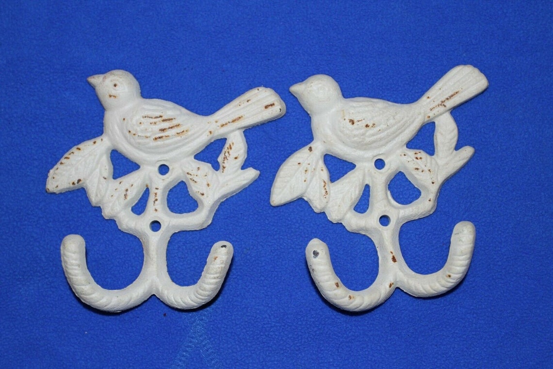 Country Cottage Bath Towel Hooks / Double Hooks Volume Etsy