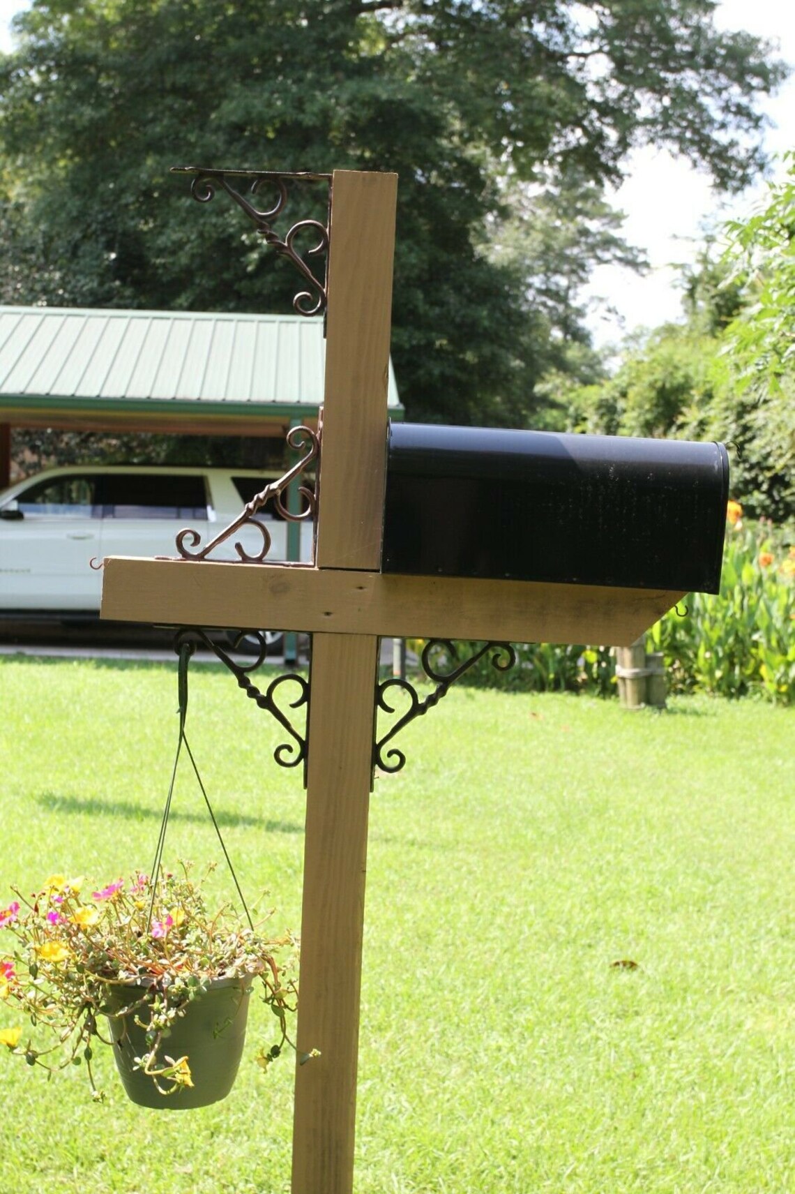 DIY Mailbox Post Decorative Accent Brackets Corbels Cast Etsy