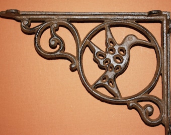 Hummingbird Shelf Brackets 9 inch, B-24 Free Ship