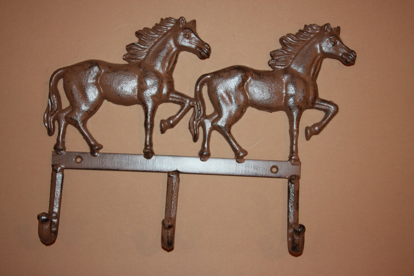 5 Wild Horse Bathroom Decor Cast Iron Western Bath Decor Etsy