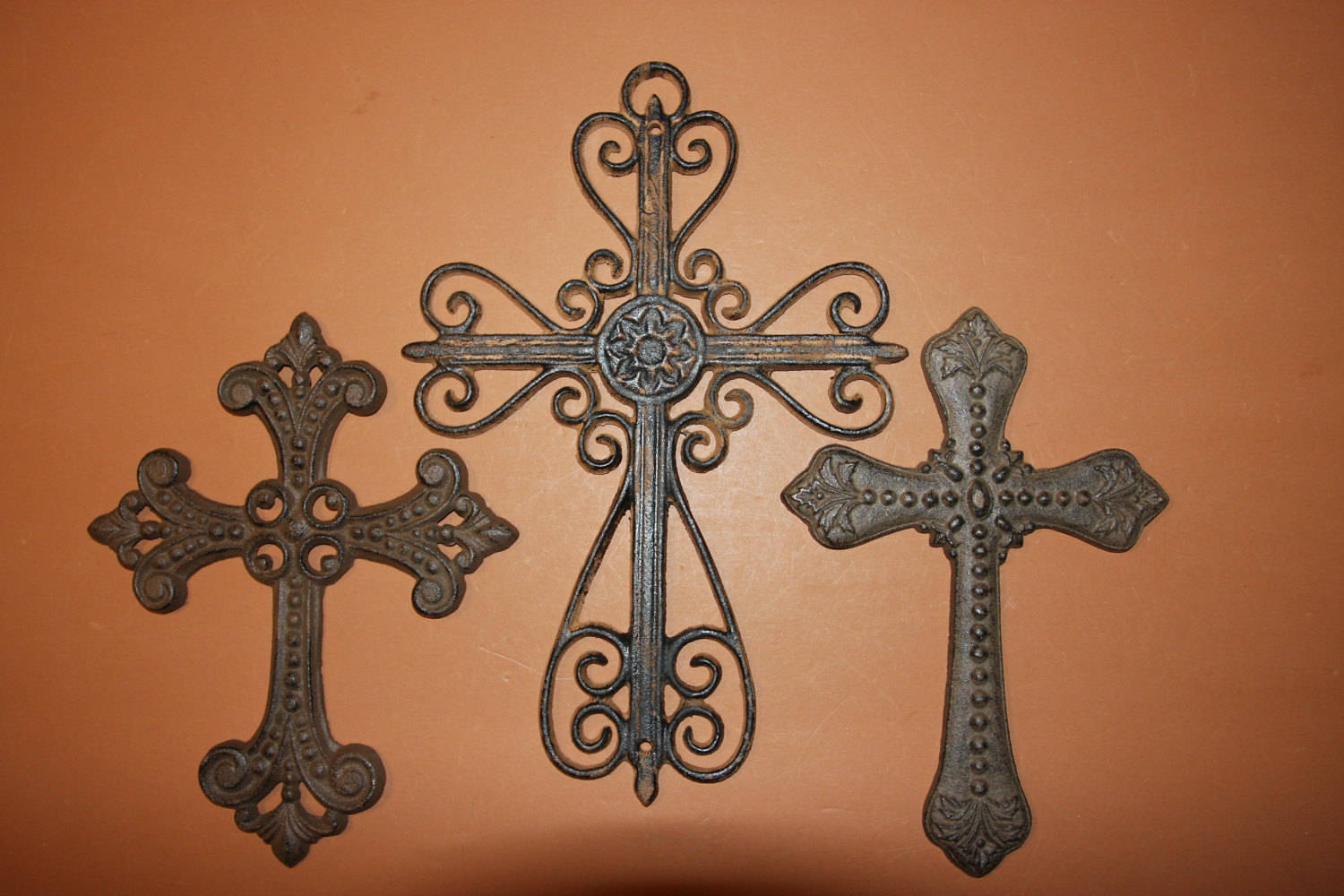 3 Spanish Mission Wall Crosses C21 C43 C7 Free Ship Etsy
