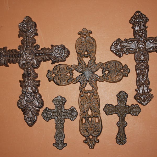 5) Old Spanish Mission Style Wall Decor, Spanish Mission Wall Cross, San Domingo Mission Wall Cross Decor, Mothers Day Gift, C-8-10-15-39-53