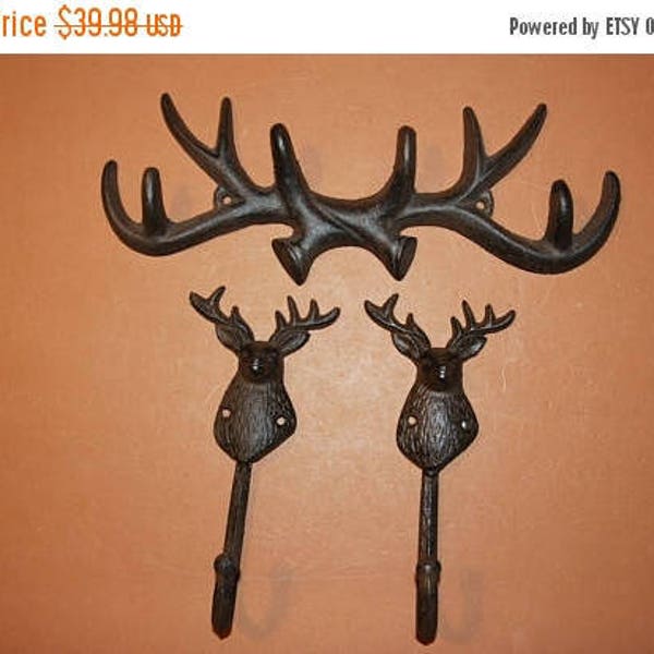 Deer Head Rack Etsy