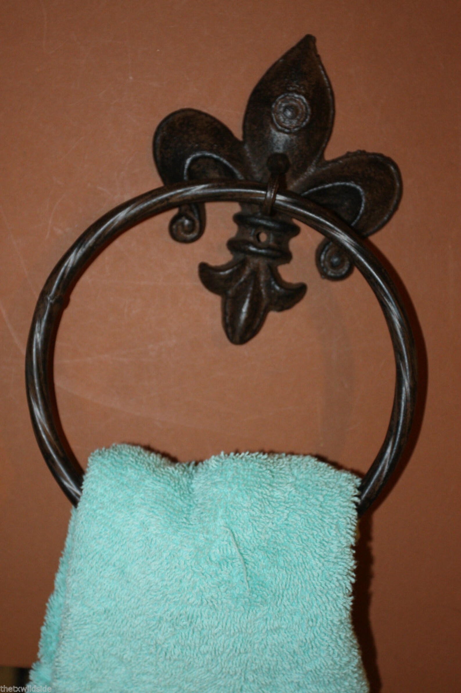 Fleur De Lis Bathroom Decor Christmas Gift Set Cast Iron Etsy