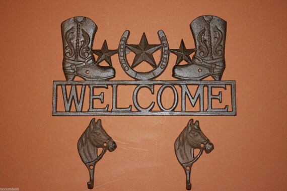 western country cowboy boot horse Statue Bathroom Toilet Paper TP Holder Statue