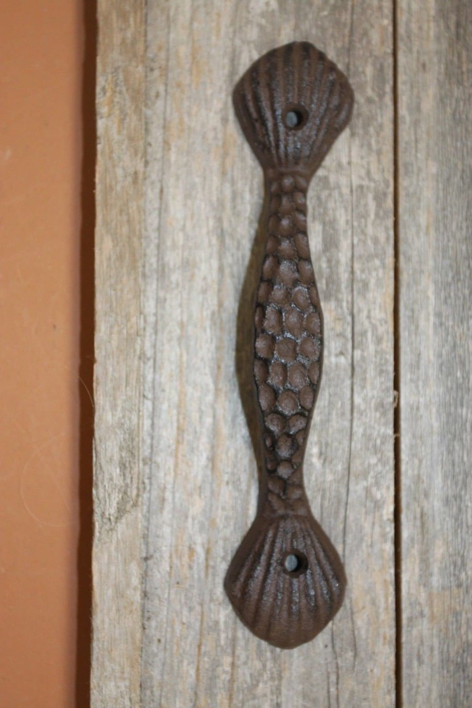 Rustic Beach House Kitchen Pulls Seashell Pulls Cast Etsy