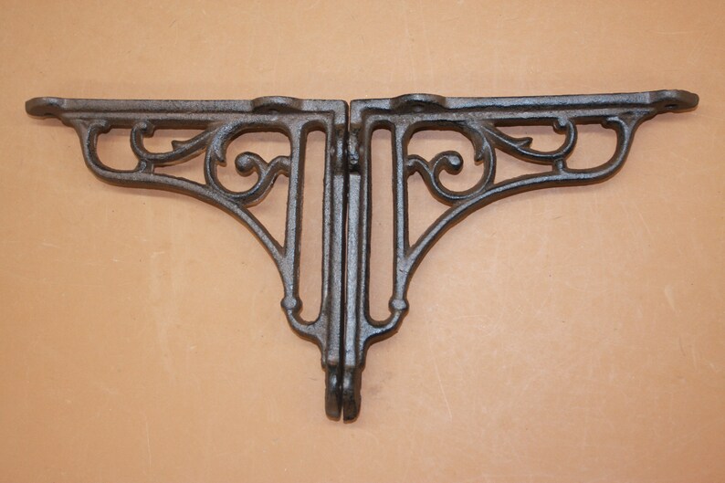 Art Deco Shelf Brackets 6 1/2 Inch Cast Iron B64 Free 2 Day Etsy