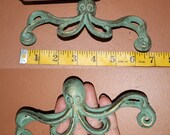 Nautical Furniture Restoration Hardware Octopus Pulls, Cast Iron 6 7 8 inch, HW-53 Free Ship