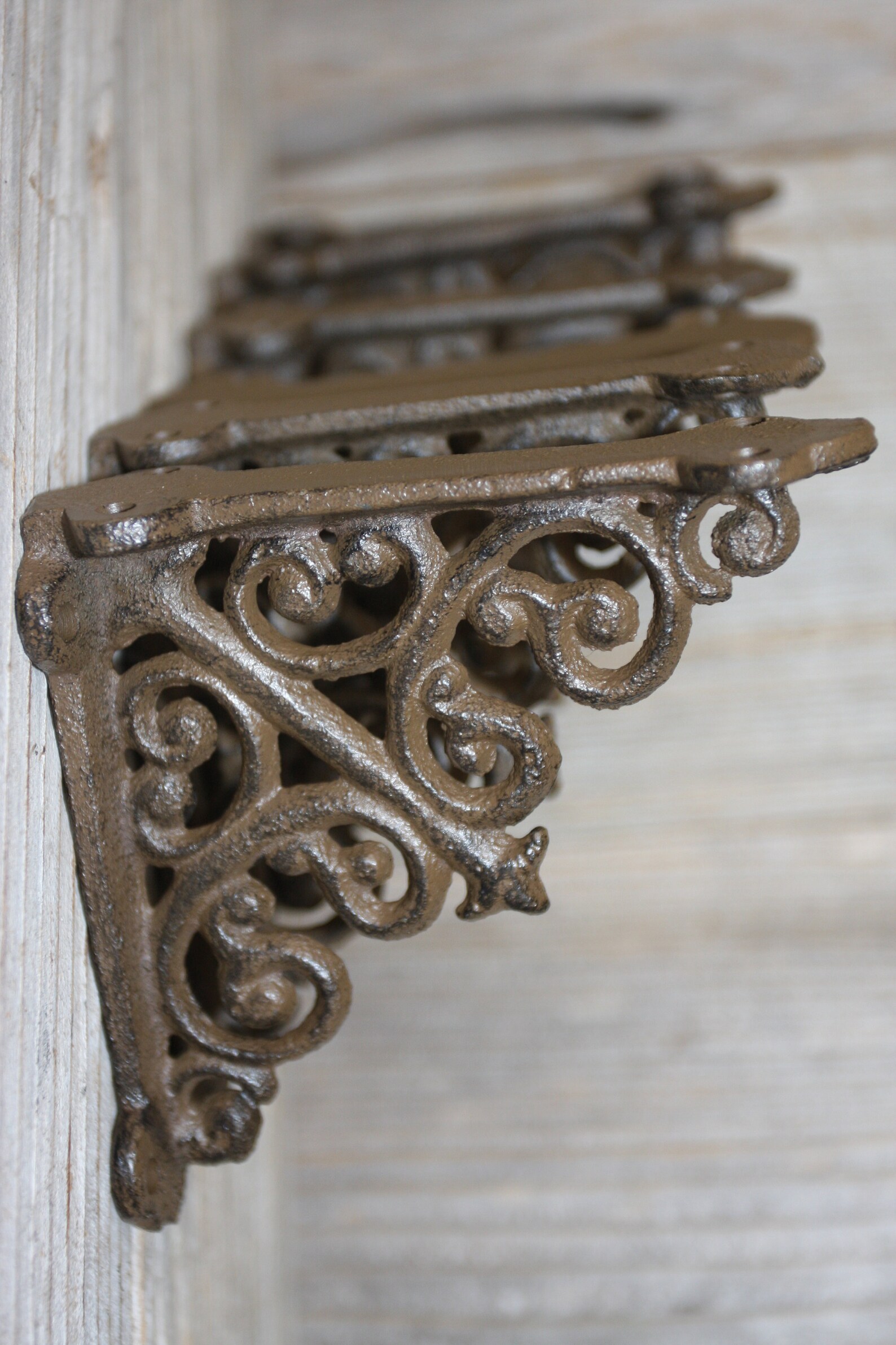 Antique Style Curio Shelf Brackets Cast Iron 4 Inch B27 Etsy