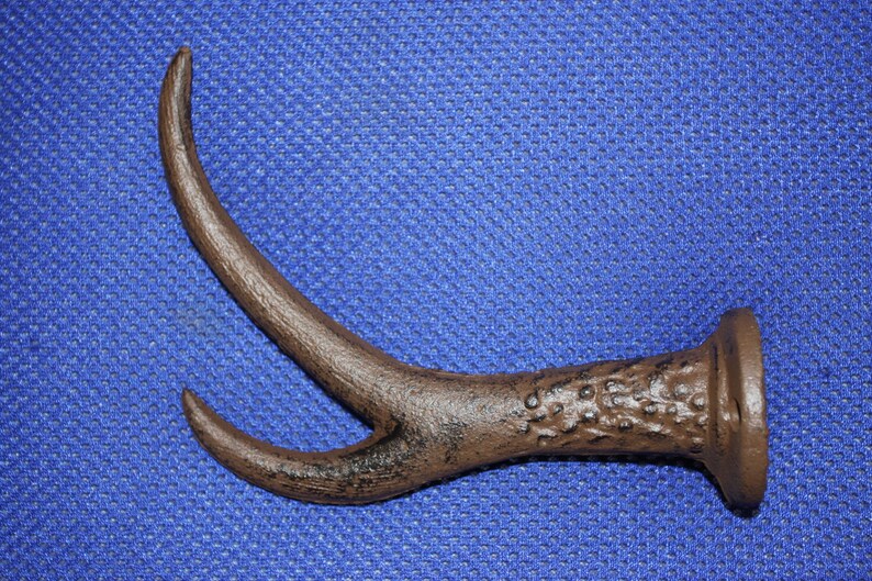 Deer Hunter Decor Deer Horn Antler Wall Hooks Shipping Etsy