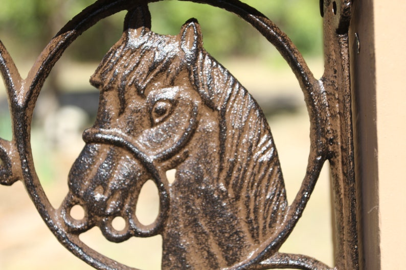 1 Horse Mailbox Decor Corner Post Bracket Accent Cast Iron 8 Etsy