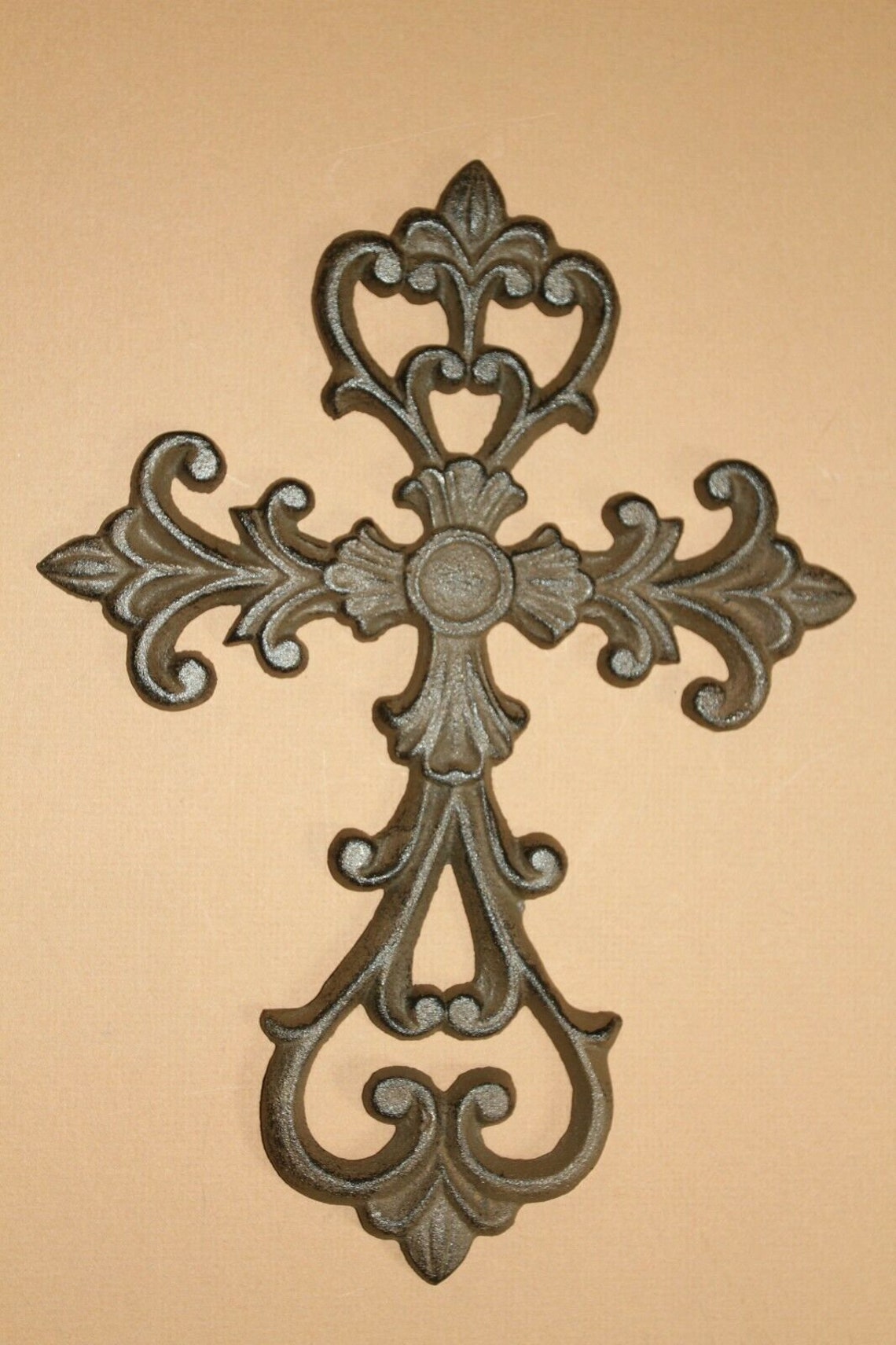 Spanish Mission Cast Iron Wall Crosses Decor Galway 7 Free Etsy