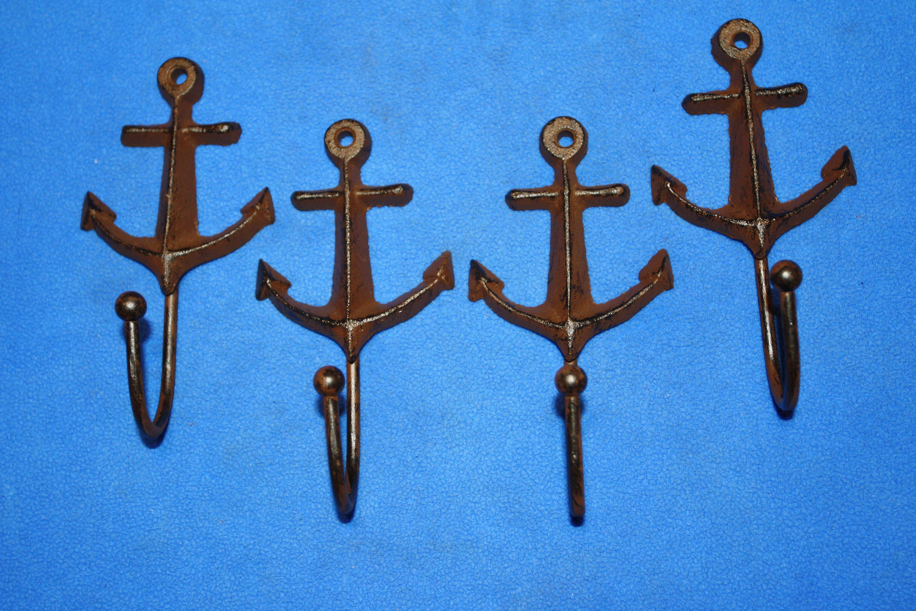 Cast Iron Anchor Wall Hooks 5 1/4 Volume Priced H77 Etsy