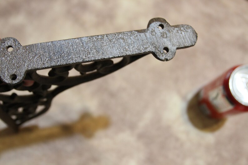 Extra Large Cast Iron Shelf Brackets 10 1/2 inch Fancy Etsy