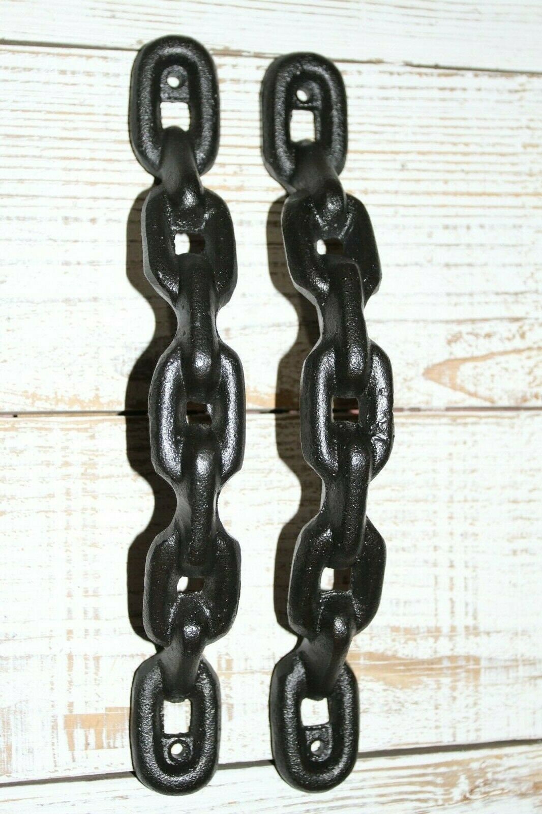 Heavy Cast Iron Chain Design XL Huge Macho Man Drawer Handles HW-104 11 34 Heavy Cast Iron Chain Design XL Huge Macho Man Drawer Handles HW-104 11 34