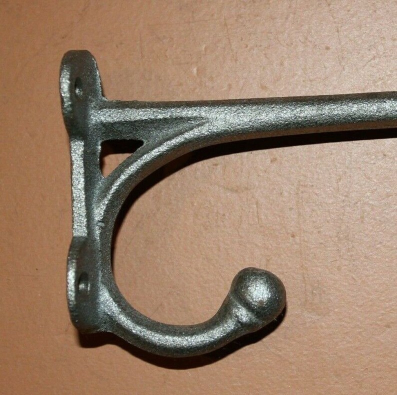 Rustic Hall Tree Hook Unfinished Raw Rusty Cast Iron 7 Etsy