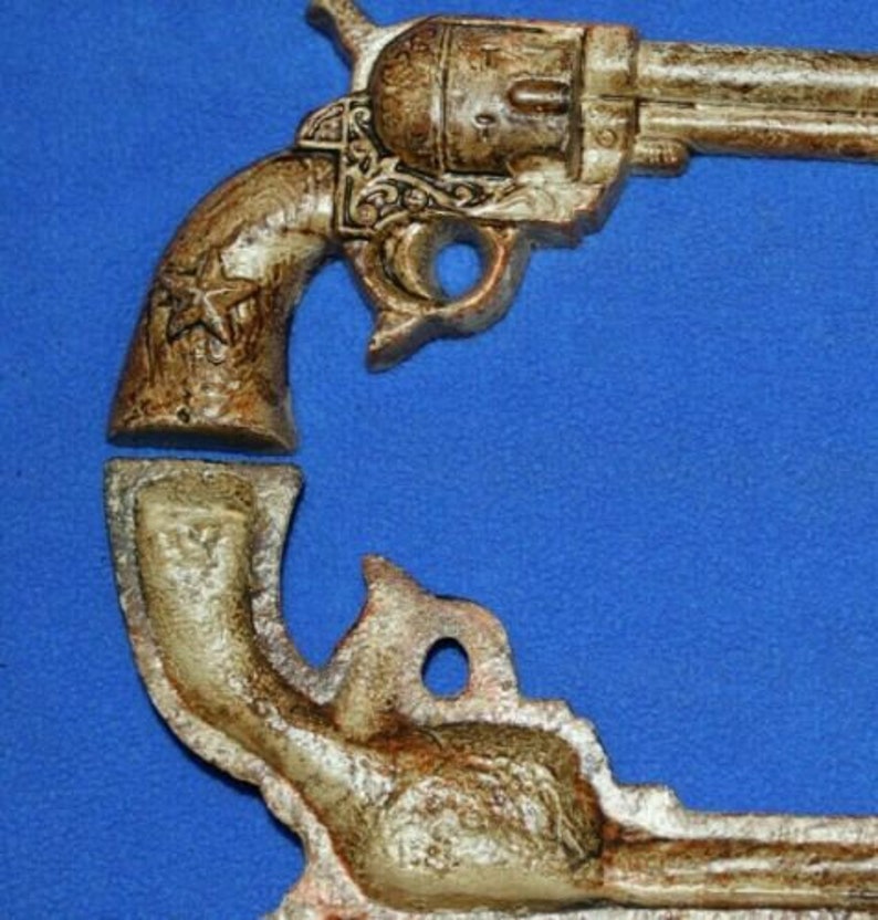 DLT Volume Priced Cast Iron Vintage Style Revolver Replica Gift