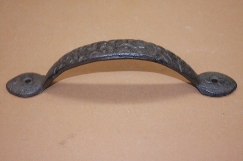 Hammeredlook Rustic Cast Iron Pulls 8 Inches Etsy
