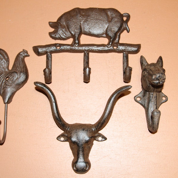 Cast Iron Animals Etsy