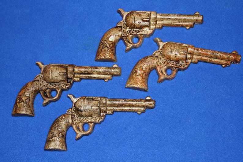 DLT Volume Priced Cast Iron Vintage Style Revolver Replica Gift