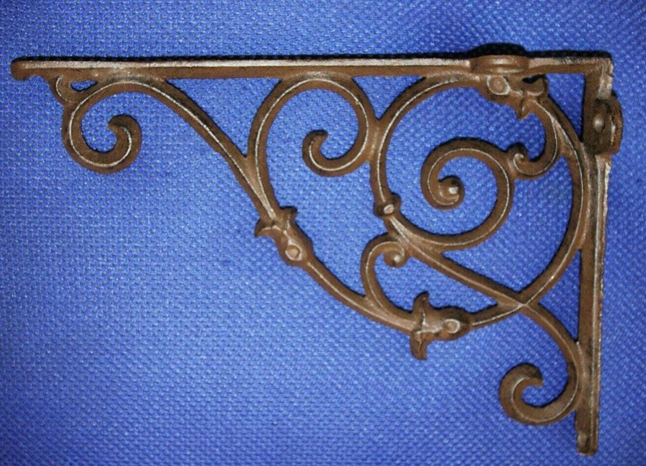10 1/8 Inch Large Decorative Shelf Brackets Cast Iron B8 Etsy