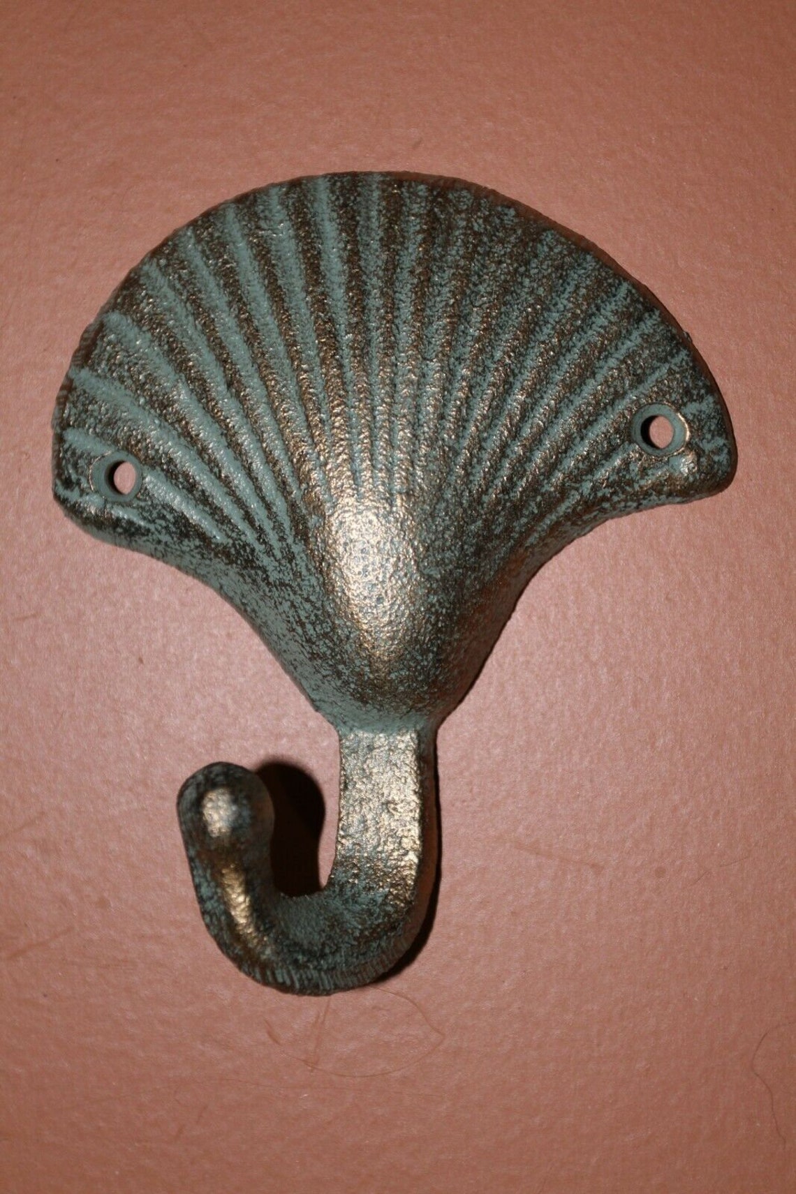 SeaShell Design Laundry Room Wall Hooks Cast Iron N14b Etsy