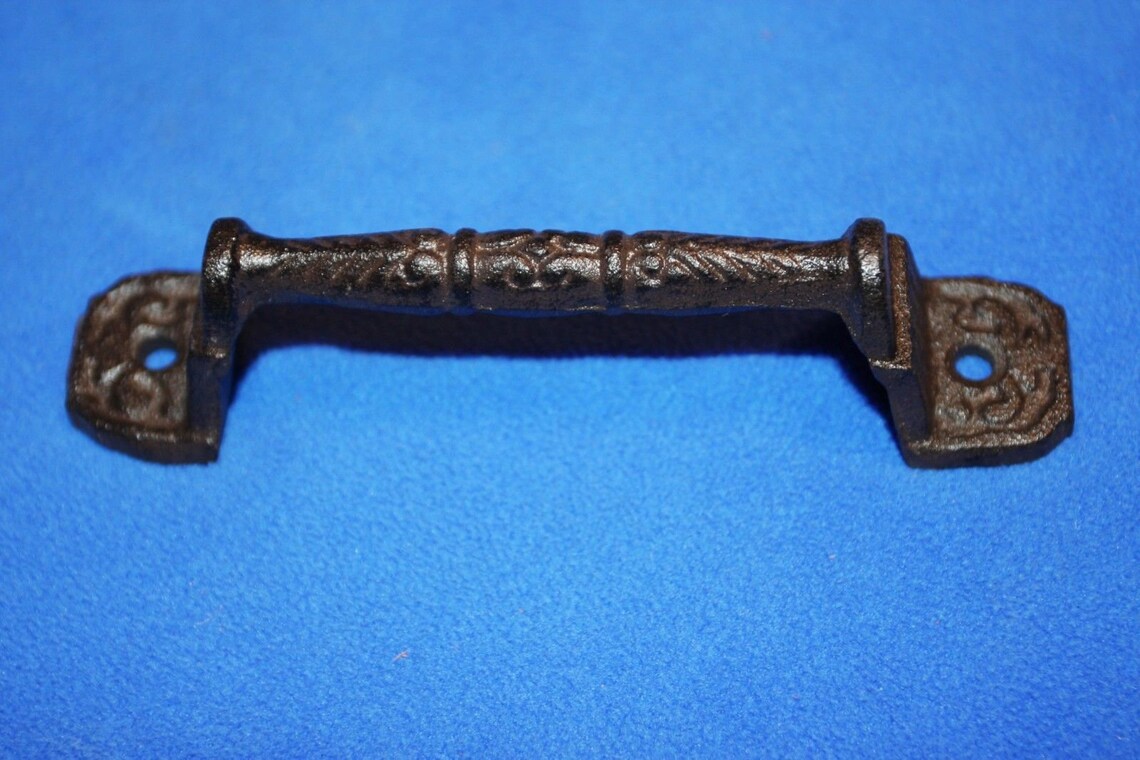 Rustic Cast Iron Drawer Pull 5 1/2 Inches HW20 Free 2 Day Etsy