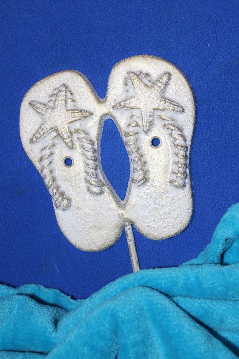 Beach Bathroom Towel Hooks Cast Iron 7 3/8 Inch 4 of H123 Etsy