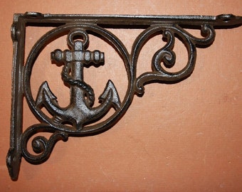 Nautical Anchor Shelf Bracket 9 inch, B-53 Free Ship