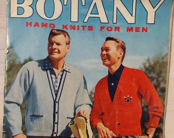 Botany Knitting Book Vintage 1958: Menswear Patterns