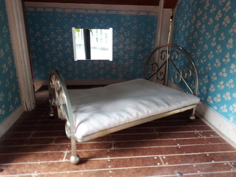 Toy Brass Bed Vintage Doll Bed Etsy