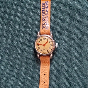 1960s Santa’s Village souvenir toy watch Jefferson, NH RARE vintage
