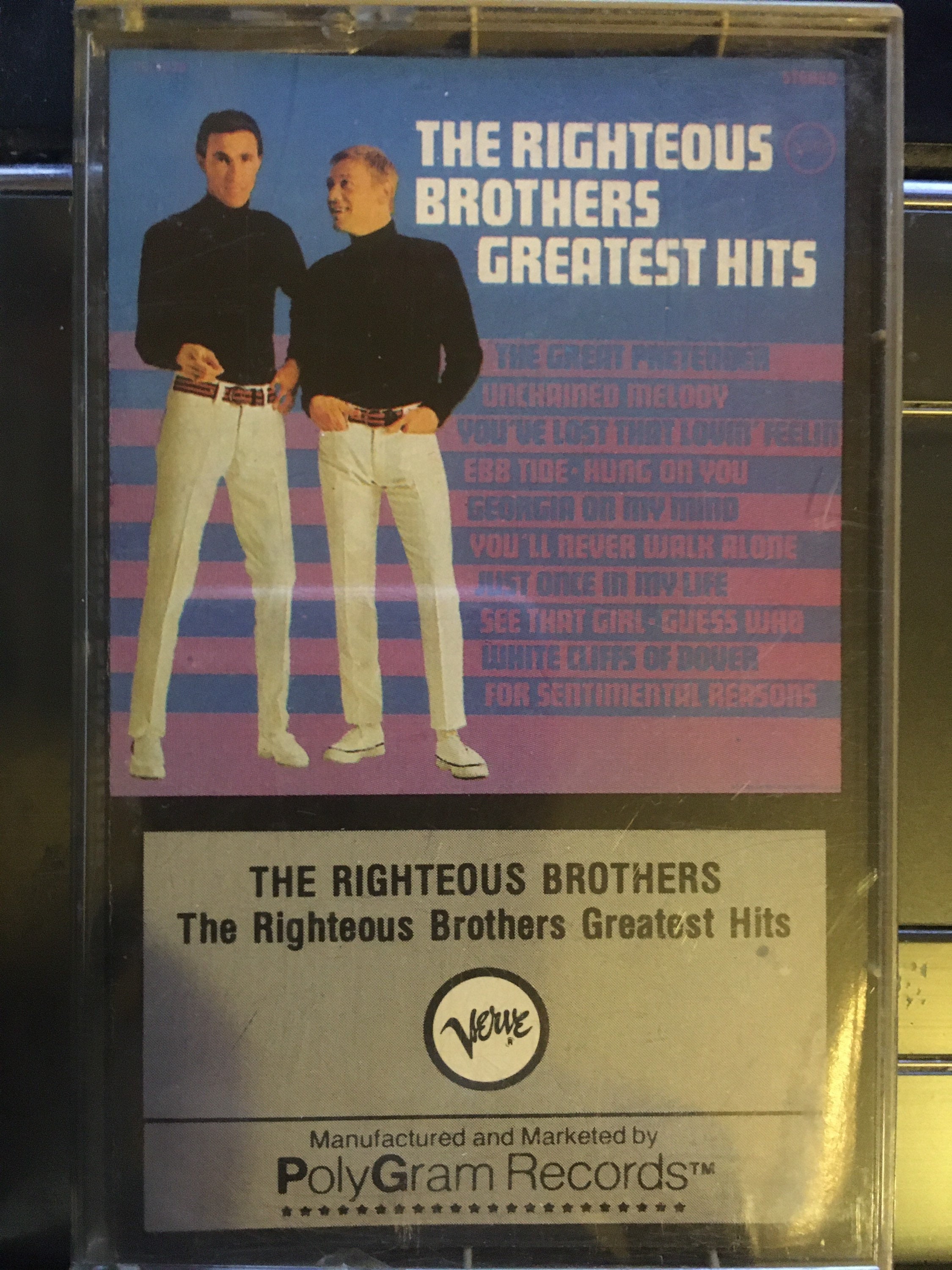 The Righteous Brothers Greatest Hits Audio Cassette Recorded Music