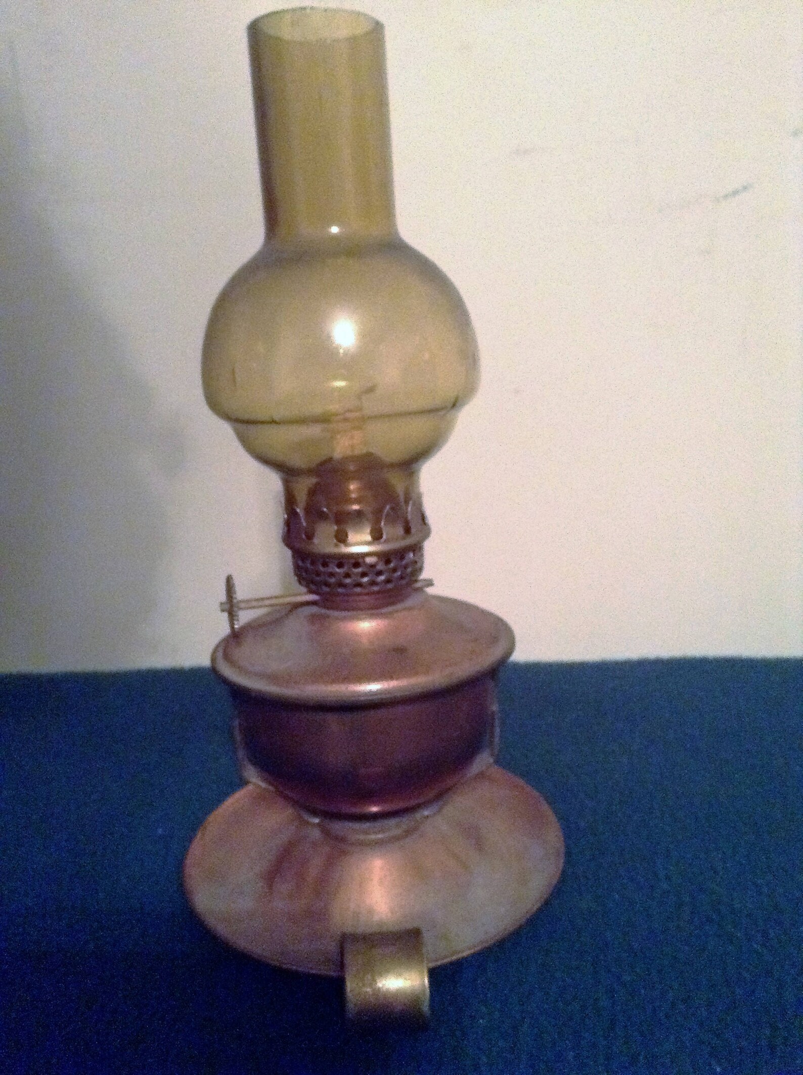 Brass Minisized Hurricane Lamp Wall Mountable Hurricane Lamp Etsy