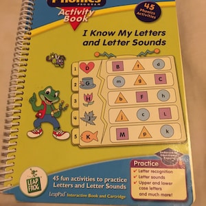 Leapfrog Leappad Phonics Program 45 Activities Book Letter