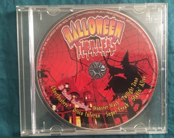 Halloween Thrillers Sound Tracks Terrifying Monstrous Ghostbuster Sound Effects Music Cd