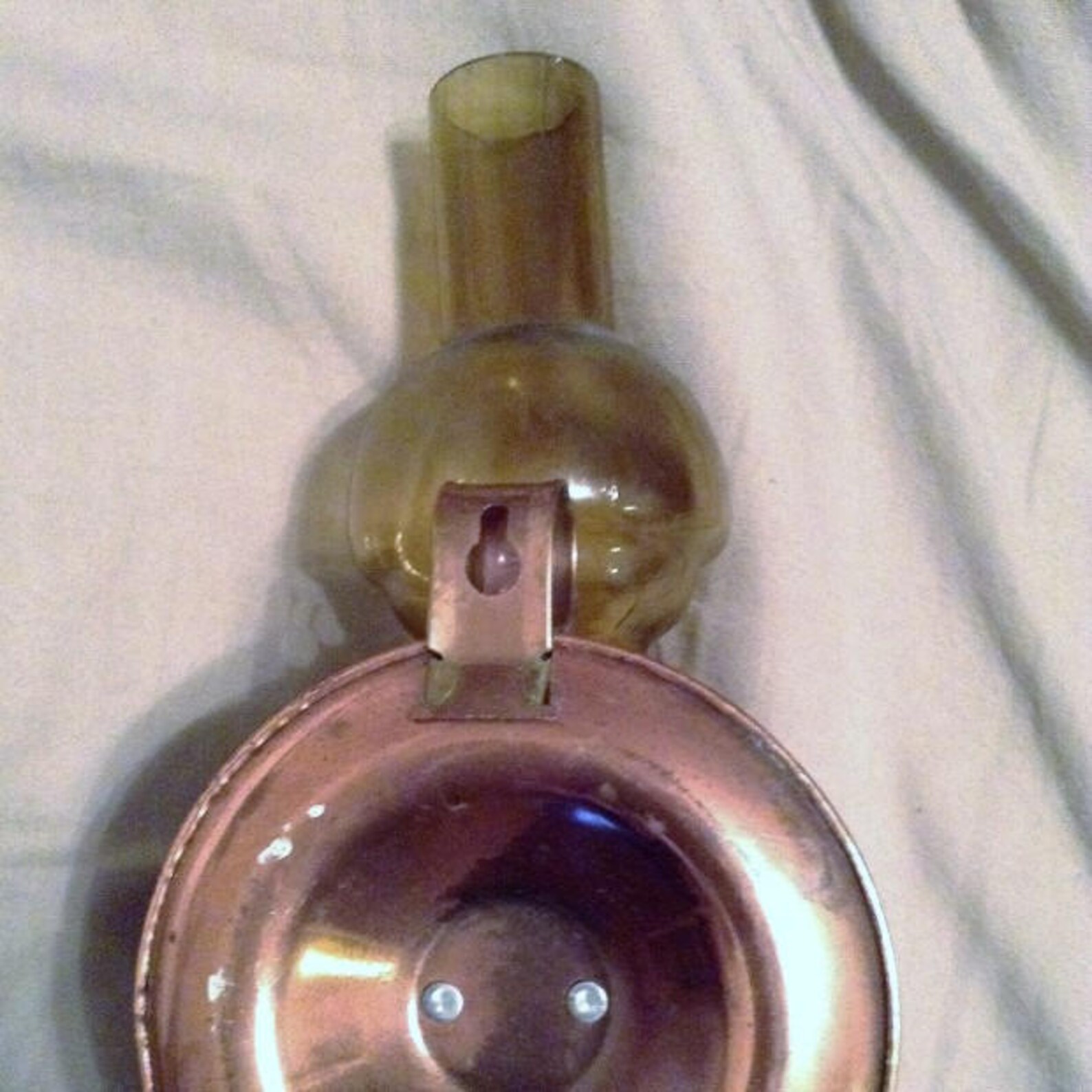 Brass Minisized Hurricane Lamp Wall Mountable Hurricane Lamp Etsy