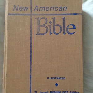 Neue amerikanische Bibel St Joseph Medium Size Edition NAB Katholischer Verlag Co. Vintage Edition