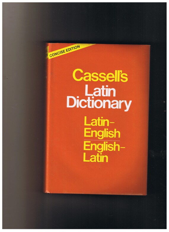 English Latin Dictionary