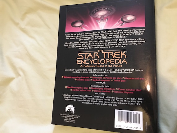 The Star Trek Encyclopedia A Reference Guide to the Future by