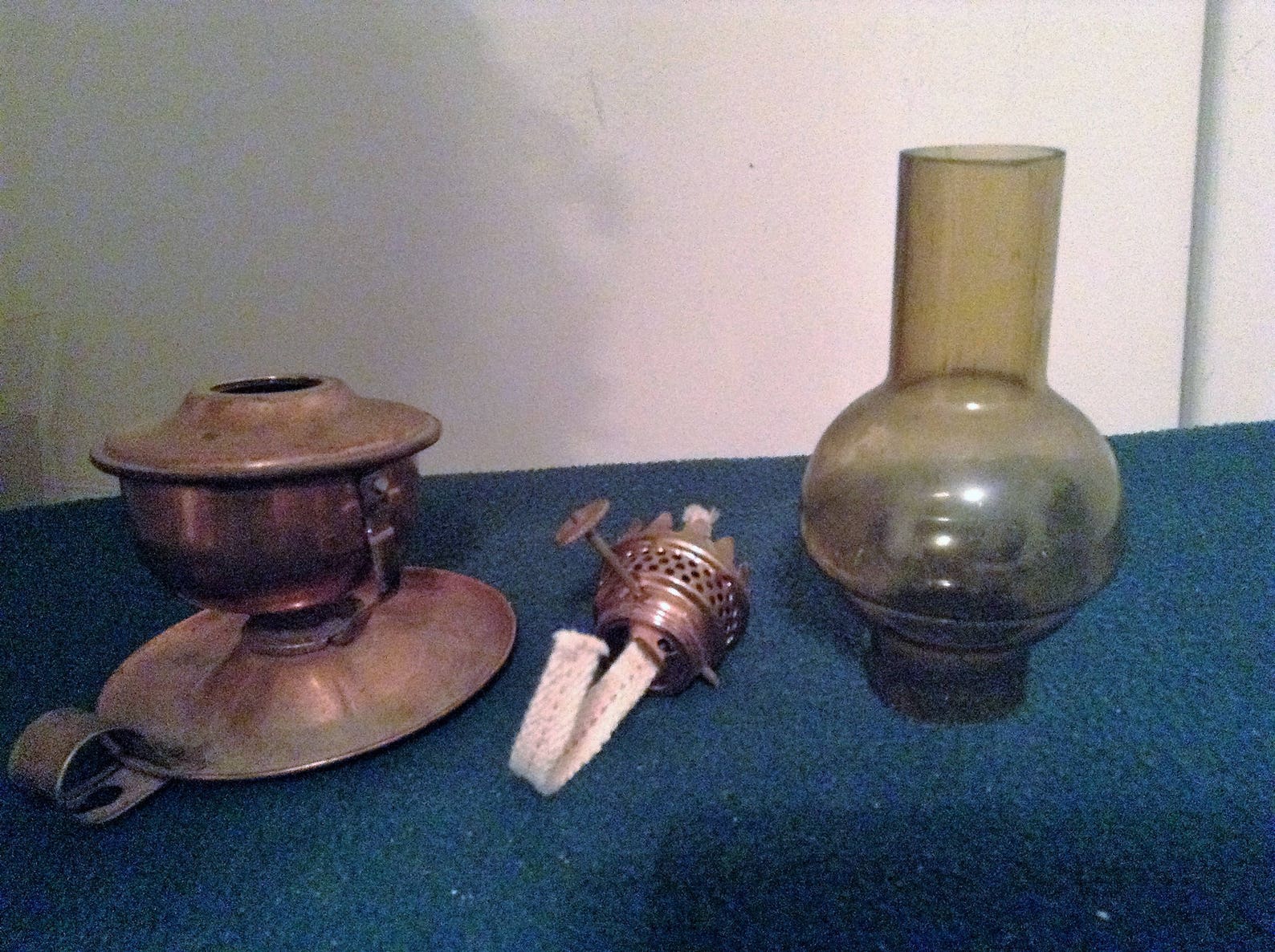 Brass Minisized Hurricane Lamp Wall Mountable Hurricane Lamp Etsy